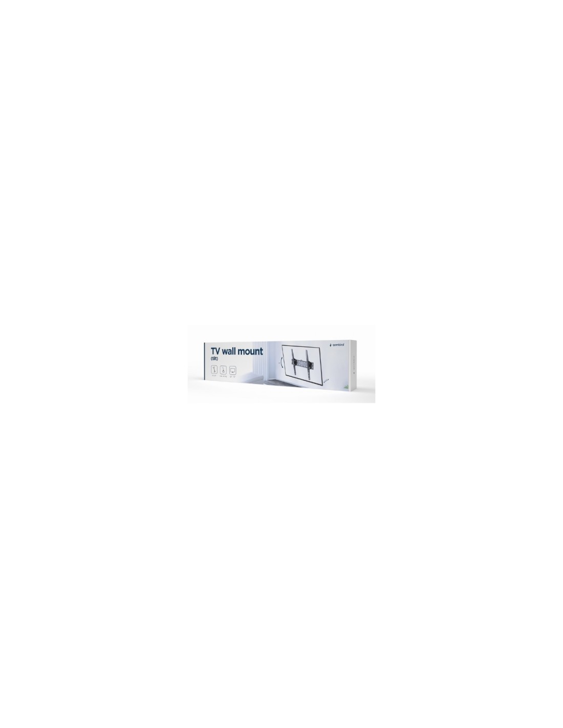 Gembird WM-55T-02 soporte para TV 139,7 cm (55") Negro