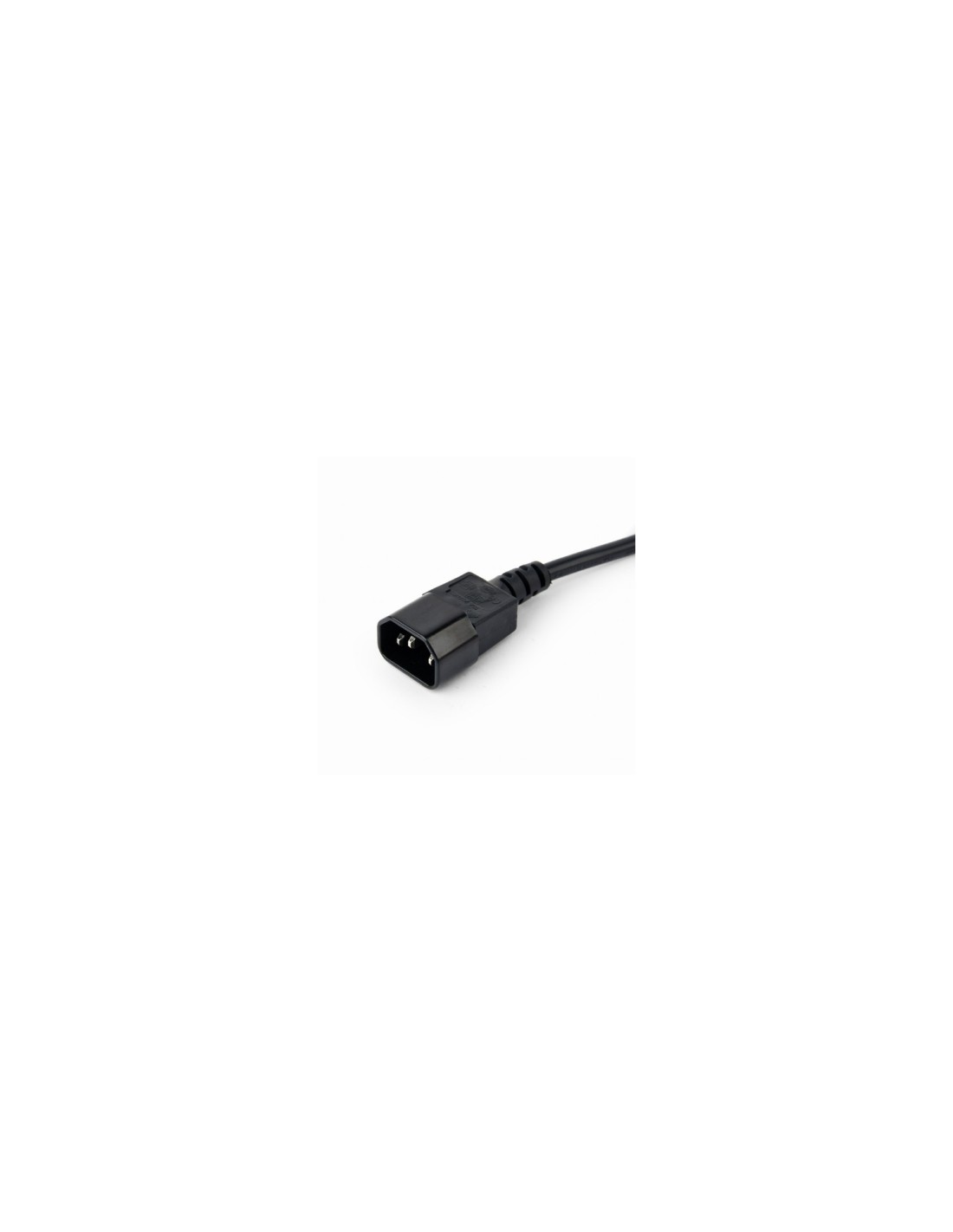 Gembird EG-PSU3-01 base múltiple 0,6 m 3 salidas AC Interior Negro