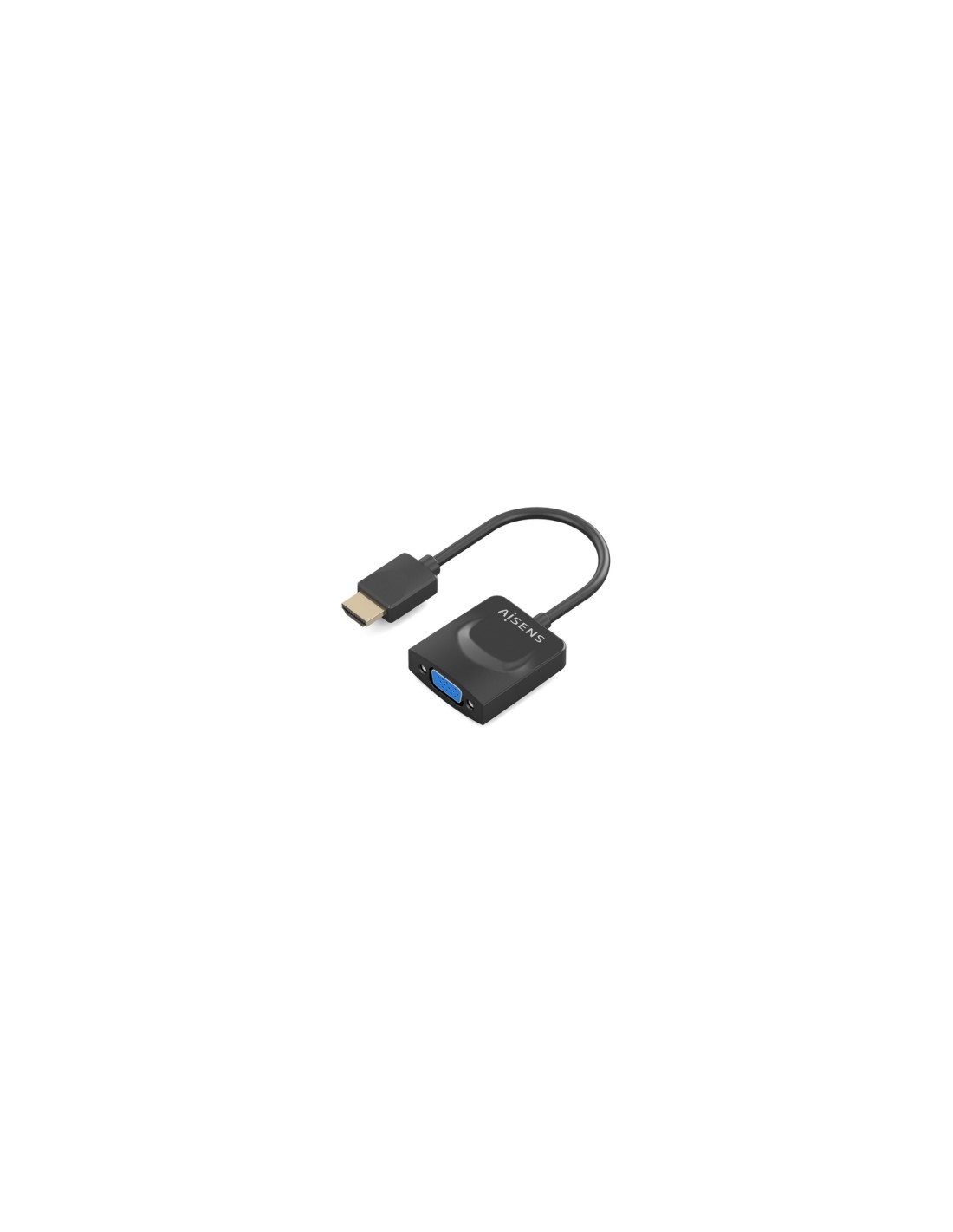 AISENS Conversor HDMI a SVGA, HDMI A/M-SVGA/H, Negro, 15?m