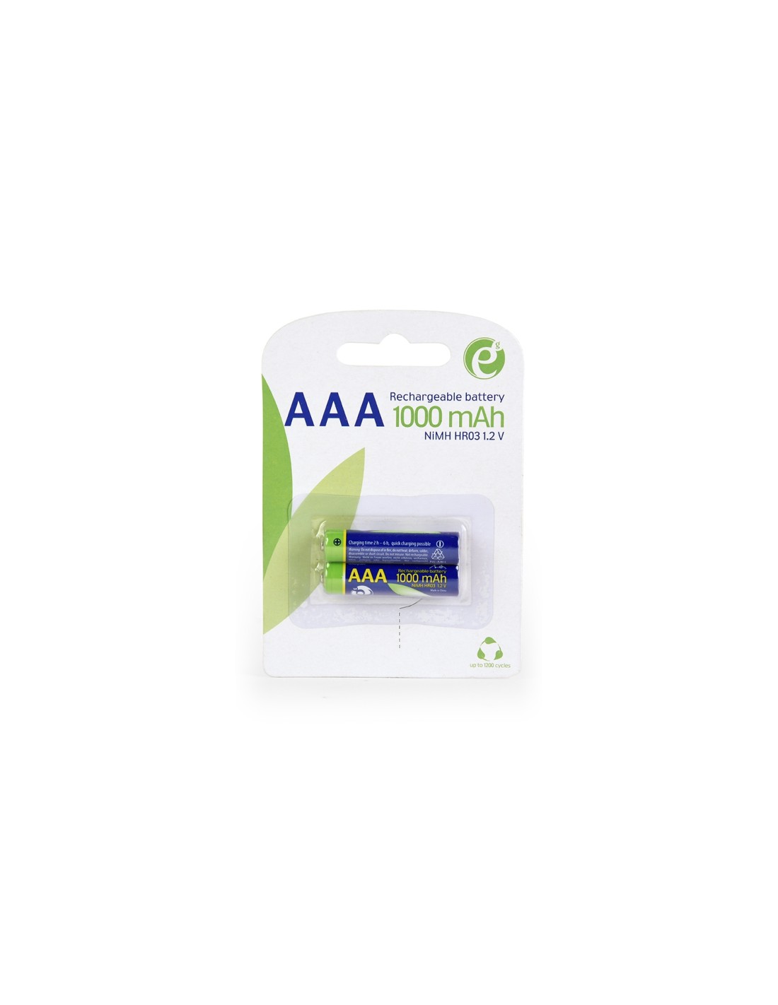 EnerGenie EG-BA-AAA10-01 pila doméstica Batería recargable AAA Níquel-metal hidruro (NiMH)