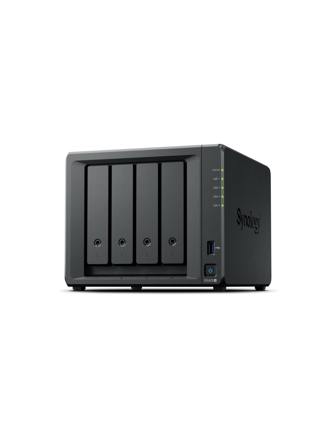 Synology DiskStation DS425+ servidor de almacenamiento NAS Intel® Celeron® J4125 2 GB DDR4 0 TB Negro