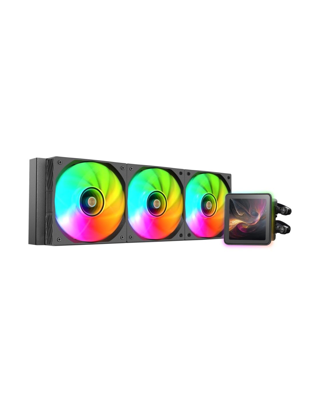 Mars Gaming ML-VISIONPRO360 Procesador Sistema de refrigeración líquida todo en uno 12 cm Negro 1 pieza(s)