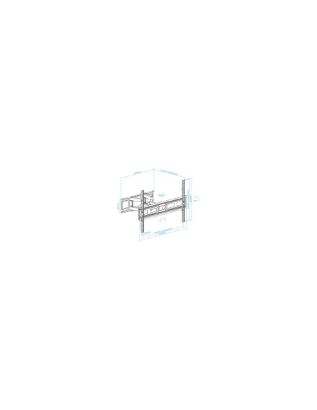 TooQ Soporte de pared para pantallas 37”- 80”
