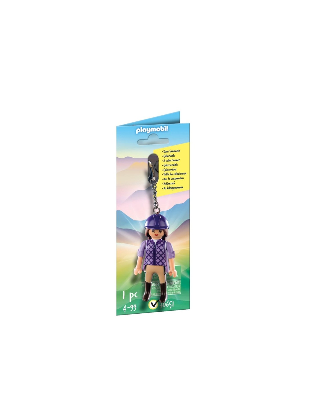 Playmobil llavero jinete