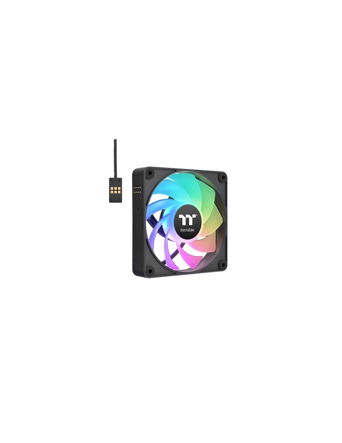 Thermaltake CL-F192-PL12SW-A sistema de refrigeración para ordenador Carcasa del ordenador Ventilador 12 cm Negro 3 pieza(s)