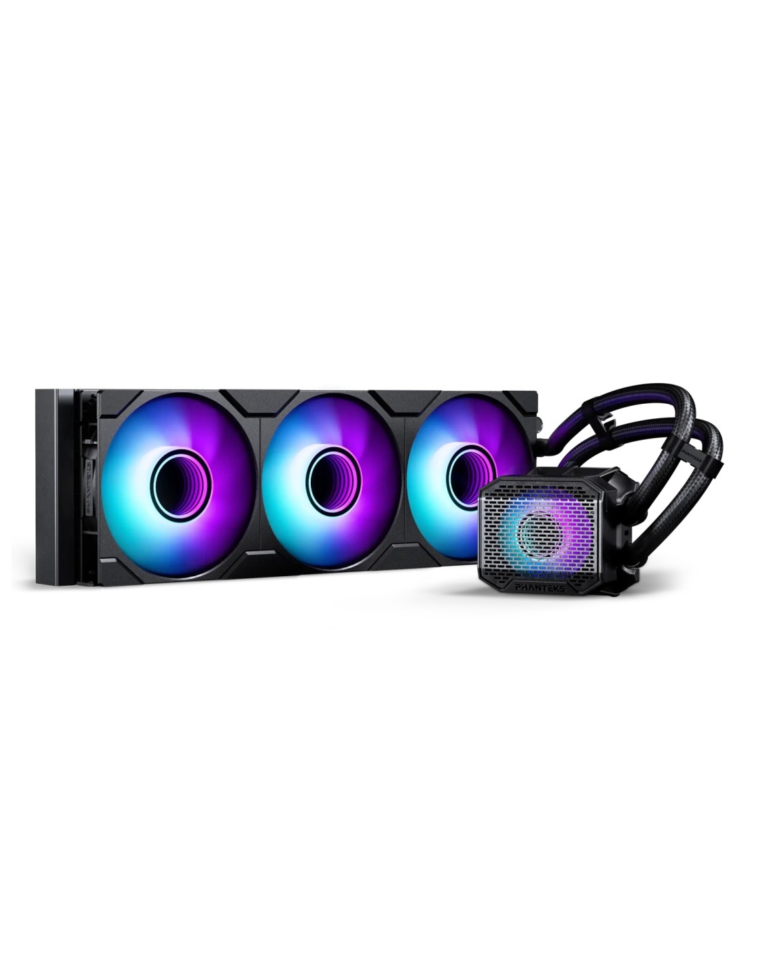 Phanteks Glacier One 360M25G2 Carcasa del ordenador Kit de refrigeración líquida 12 cm Negro 1 pieza(s)