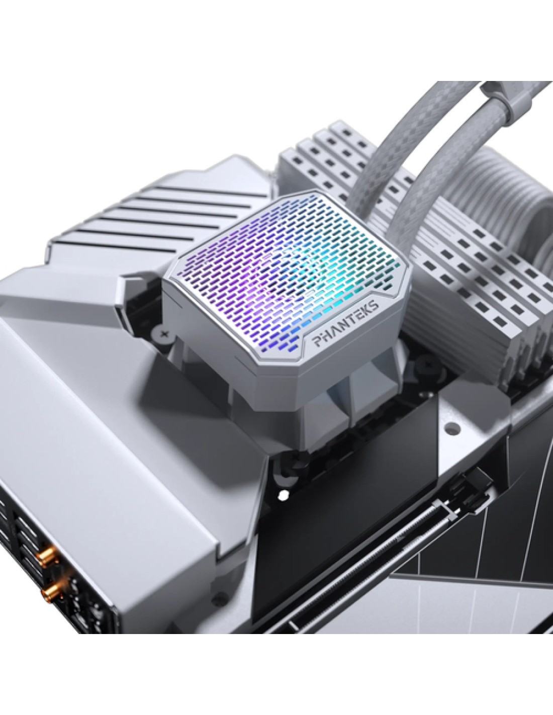 Phanteks Glacier One 360M25G2 Carcasa del ordenador Kit de refrigeración líquida 12 cm Blanco 1 pieza(s)
