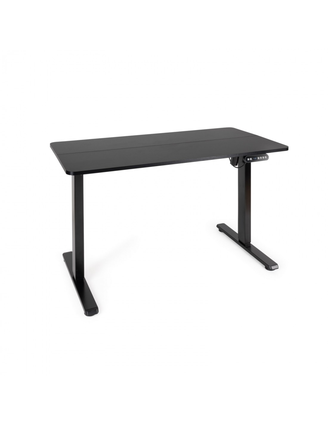 Tooq Origami Mesa de Escritorio Electrica Ajustable en Altura 730-1180mm - Motor DC 100-240V - Tablero de MDF 18mm - Color Negro