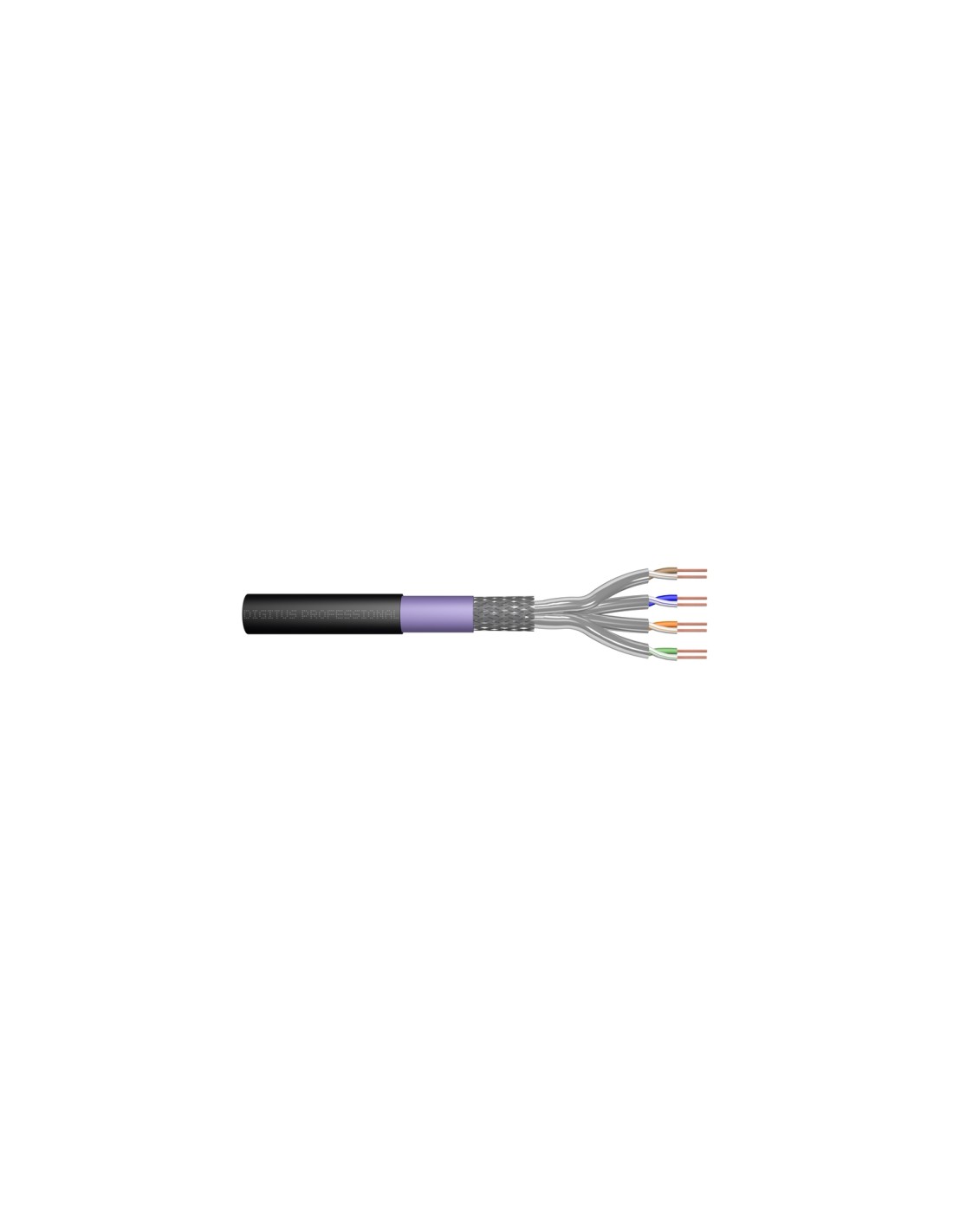 Digitus Cable de red Cat7 SF/UTP (S-FTP) 100 m Negro