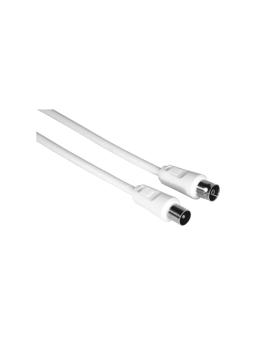 Hama 00205028 cable coaxial 1,5 m Blanco