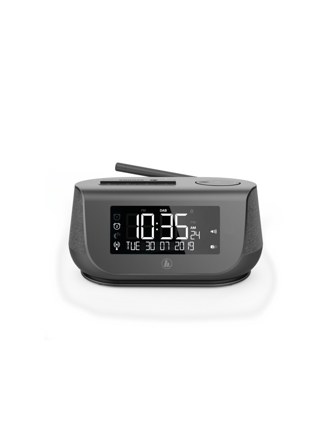 Hama DR36SBT Reloj Digital Negro