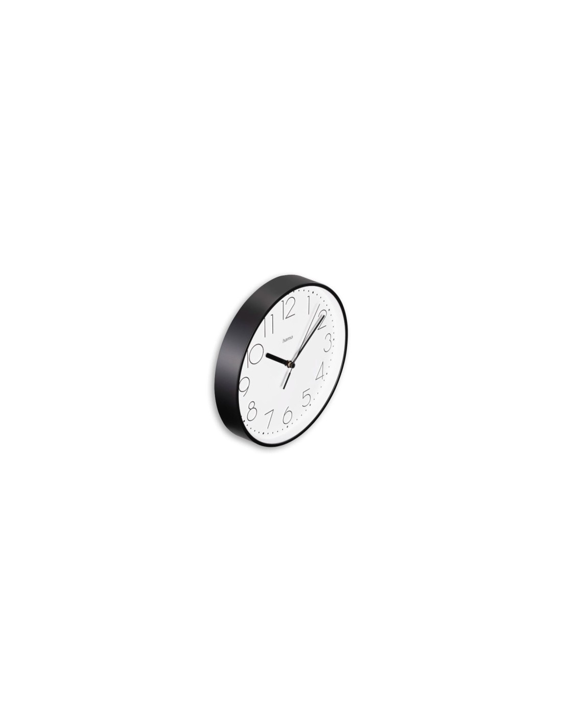 Hama Salina Reloj de cuarzo Alrededor Negro, Blanco