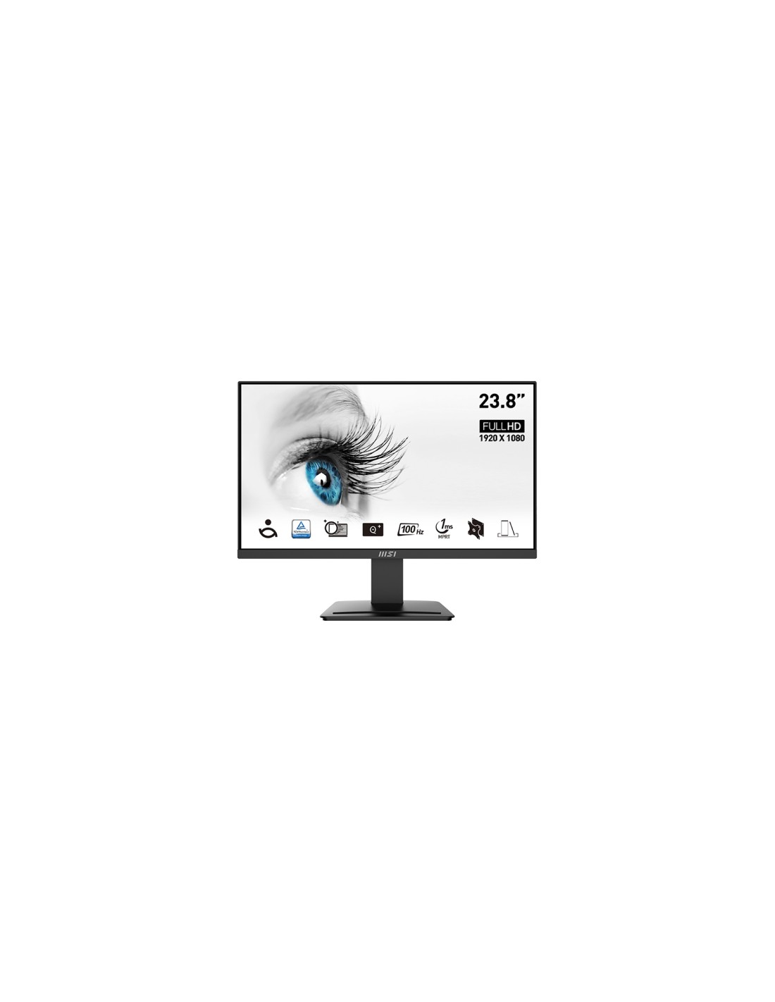 MSI Pro MP2412 pantalla para PC 60,5 cm (23.8") 1920 x 1080 Pixeles Full HD Negro