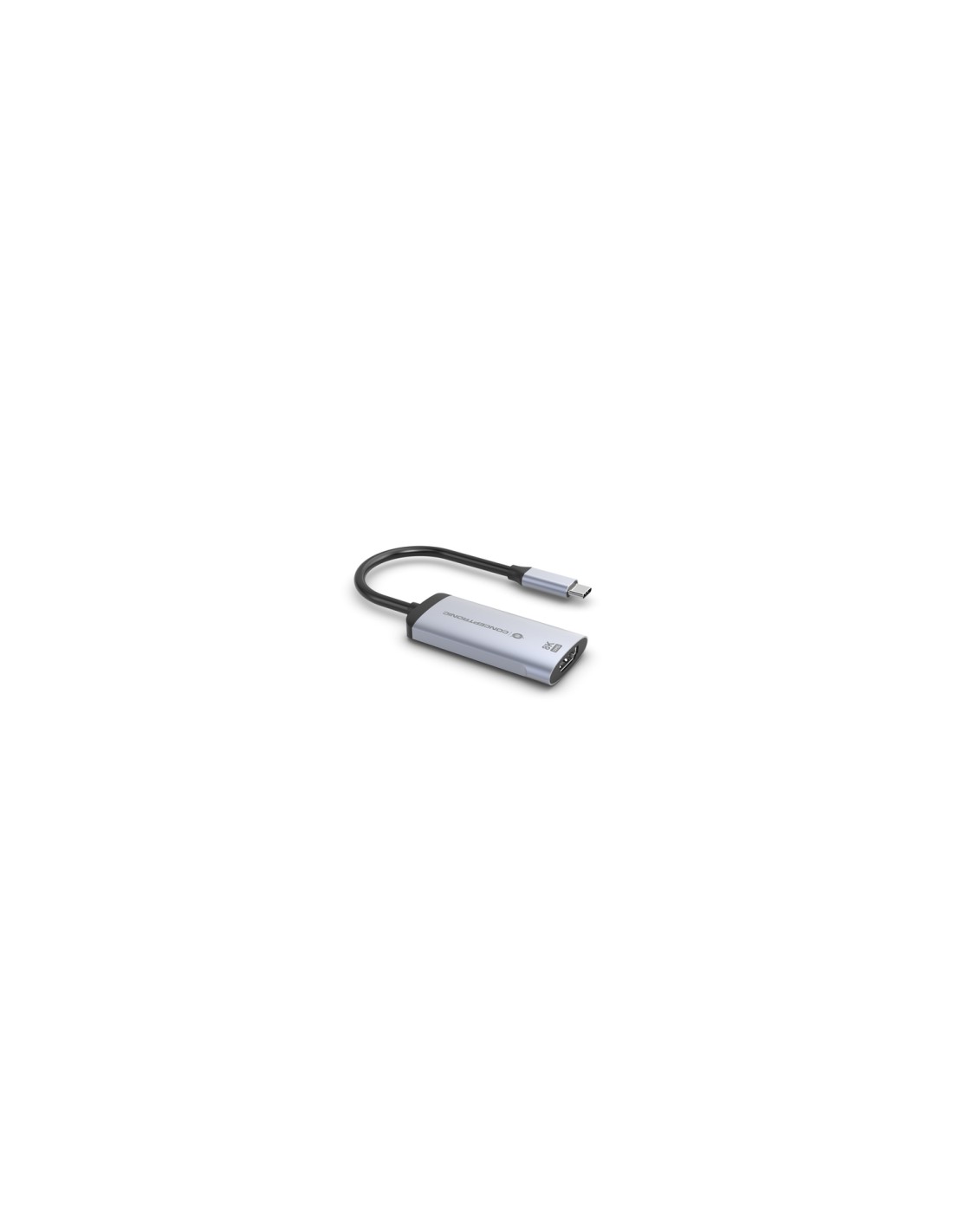 Conceptronic ABBY23G Adaptador gráfico USB 7680 x 4320 Pixeles Plata