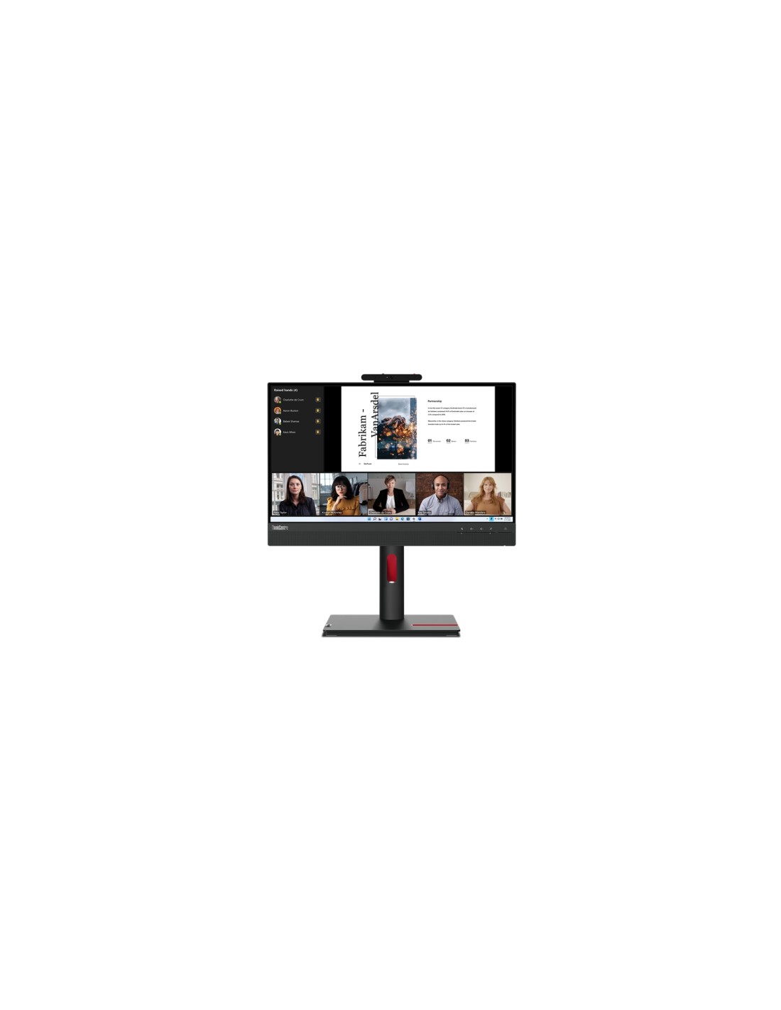 Lenovo ThinkCentre Tiny-In-One 22 pantalla para PC 54,6 cm (21.5") 1920 x 1080 Pixeles Full HD LED Pantalla táctil Negro