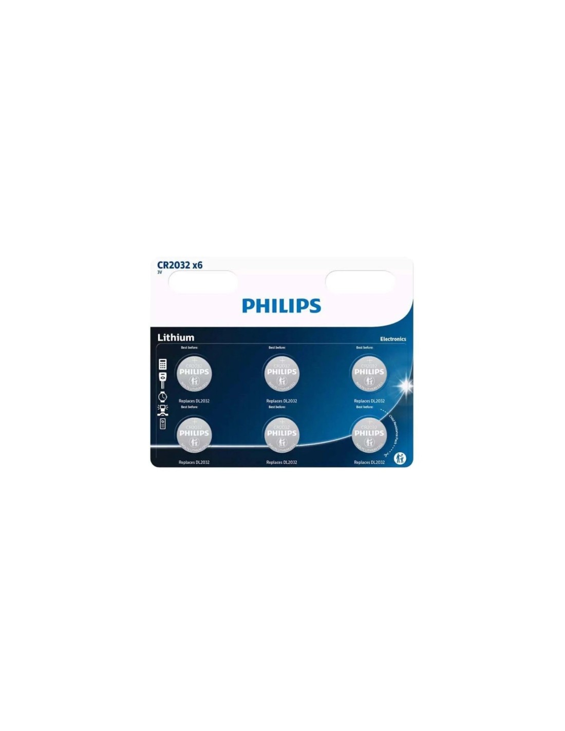 Philips CR2032P601B pila doméstica CR2032 Litio