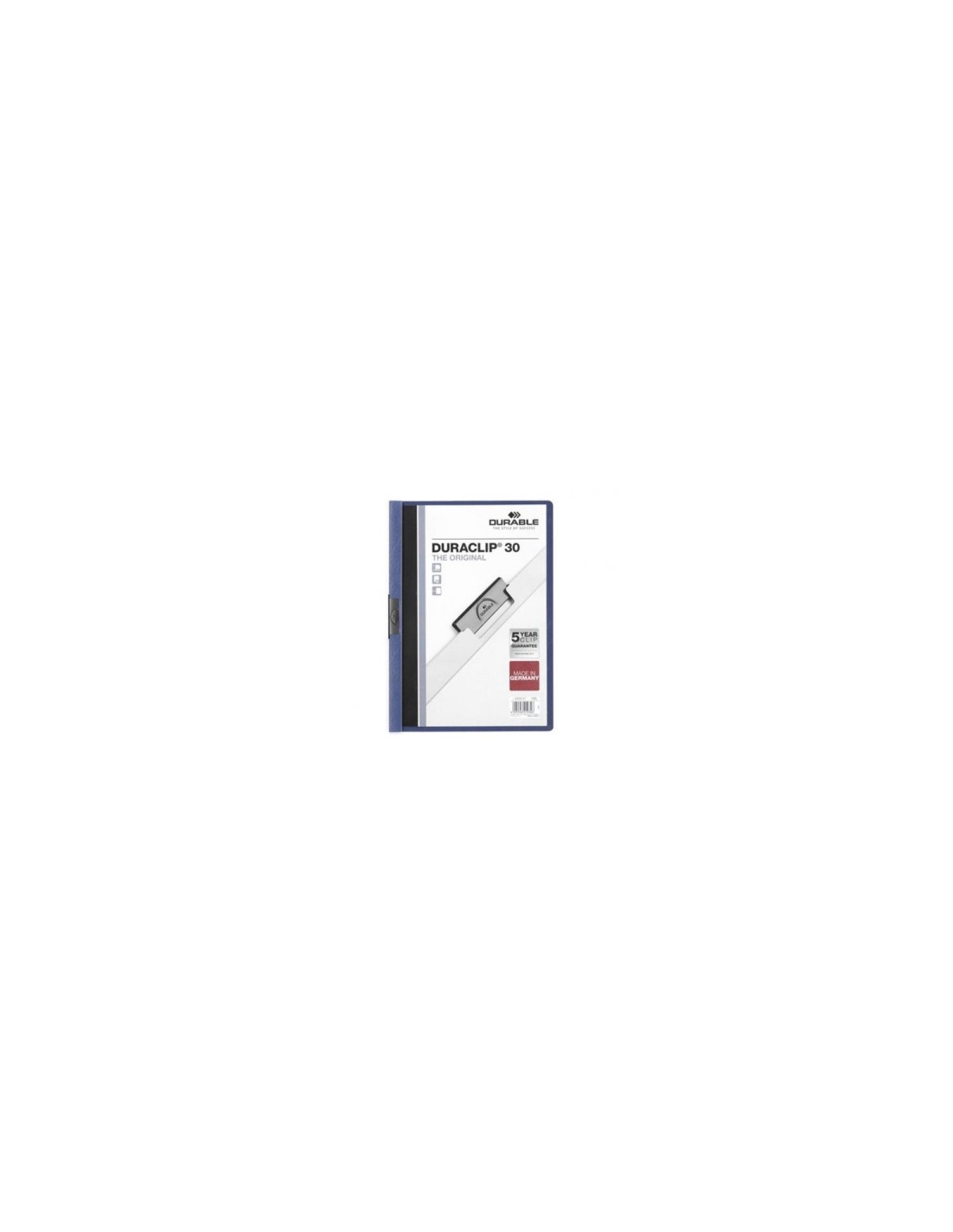 DOSSIER A4 PINZA DURABLE 30 HOJAS AZUL OSCURO DURACLIP 142200-07