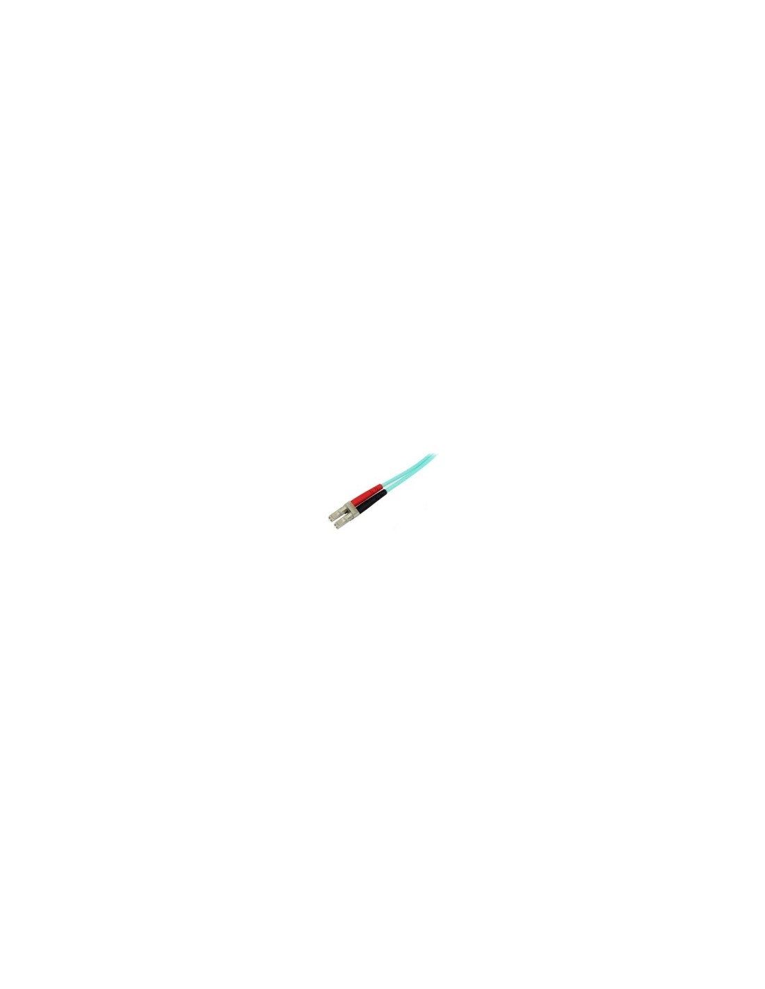 StarTech.com Cable de Fibra Í?ptica Patch de 10Gb Multimodo 50/125 Dúplex LSZH LC a LC de 1m - Aqua