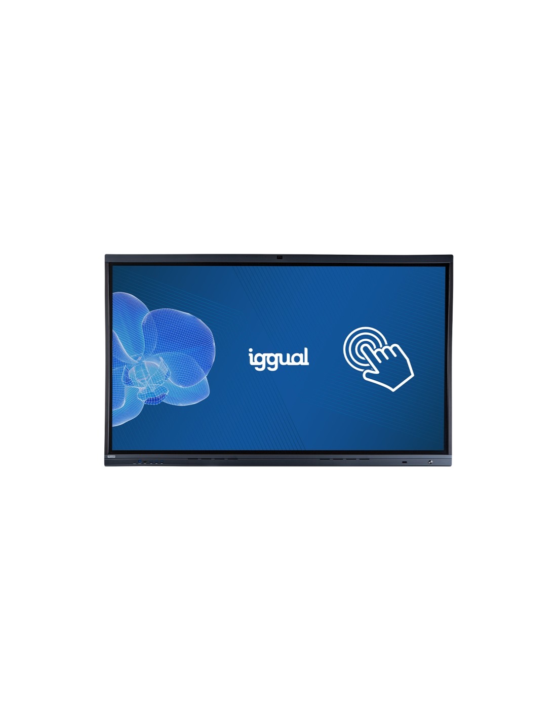 iggual ORCHID 75 Panel plano interactivo 190,5 cm (75") LED Wifi 400 cd / m² 4K Ultra HD Negro Pantalla táctil Procesador incorp