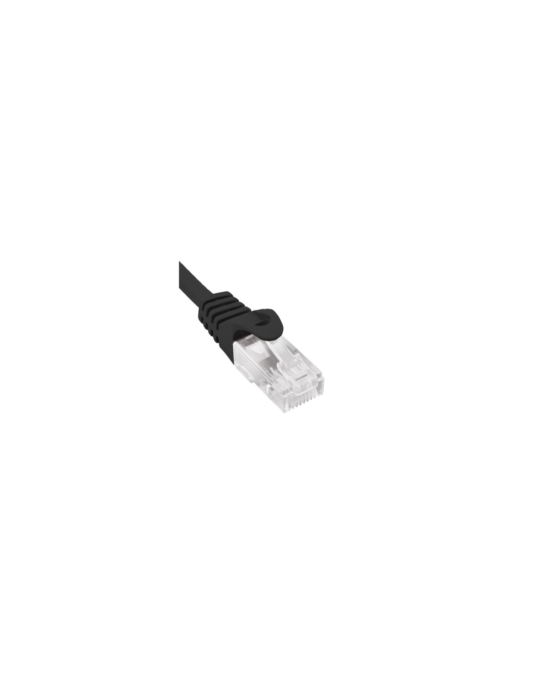 Phasak Cable de Red Cat.6 UTP Solido CCA Cat.6 UTP Negro 0.25M