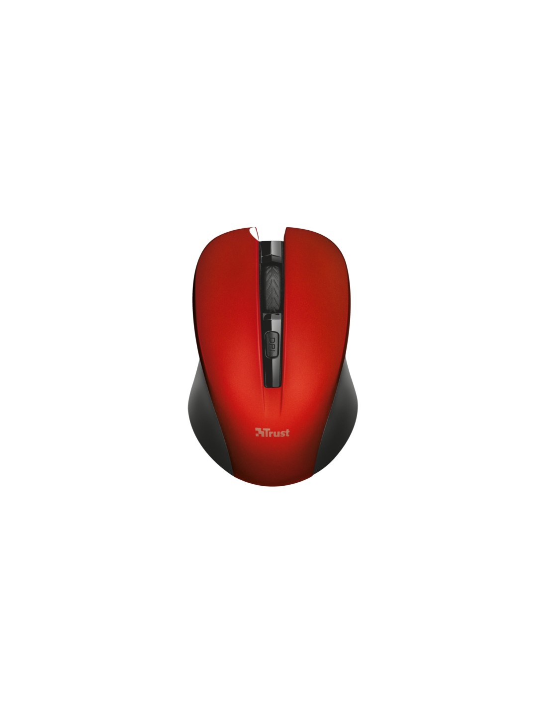 Trust 21871 raton ambidextro rf inalambrico 1800dpi optico negro rojo