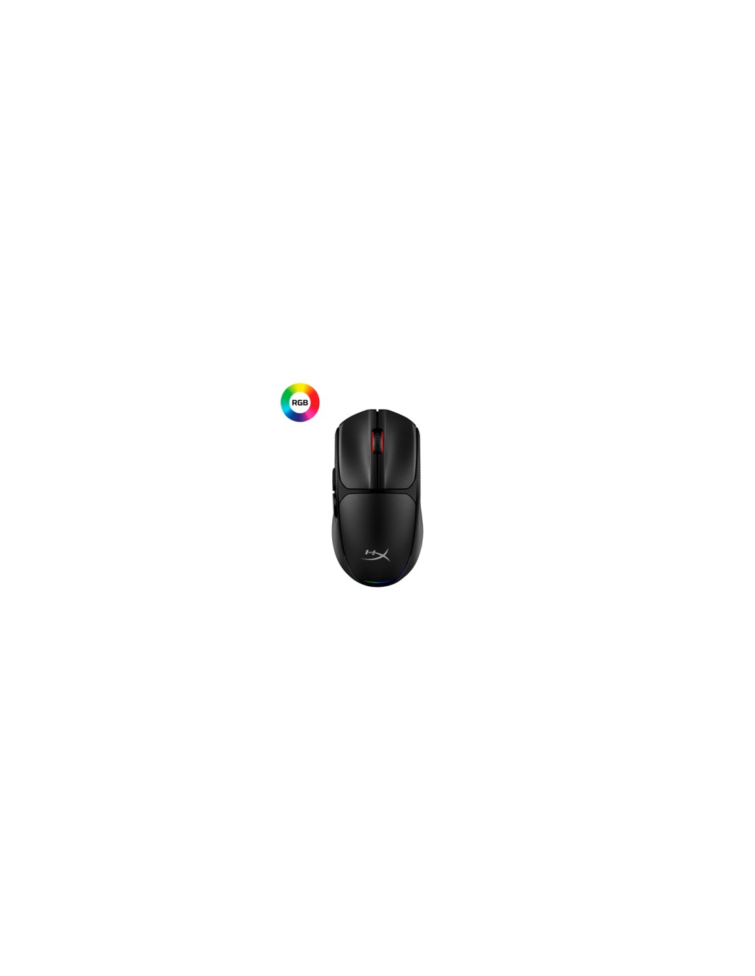 HyperX Ratón inalámbrico gaming Pulsefire Fuse (negro)