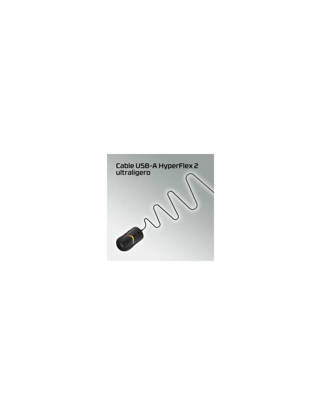 HyperX Pulsefire Fuse: ratón gaming inalámbrico (negro)