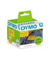 DYMO 2133400 etiqueta autoadhesiva Rectángulo redondeado Desmontable Amarillo 220 pieza(s)