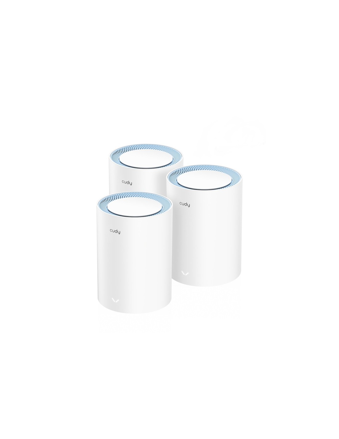 Cudy M1200 3-PACK sistema Wi-Fi Mesh (Wi-Fi en malla) Doble banda (2,4 GHz / 5 GHz) Wi-Fi 5 (802.11ac) Blanco 1 Interno