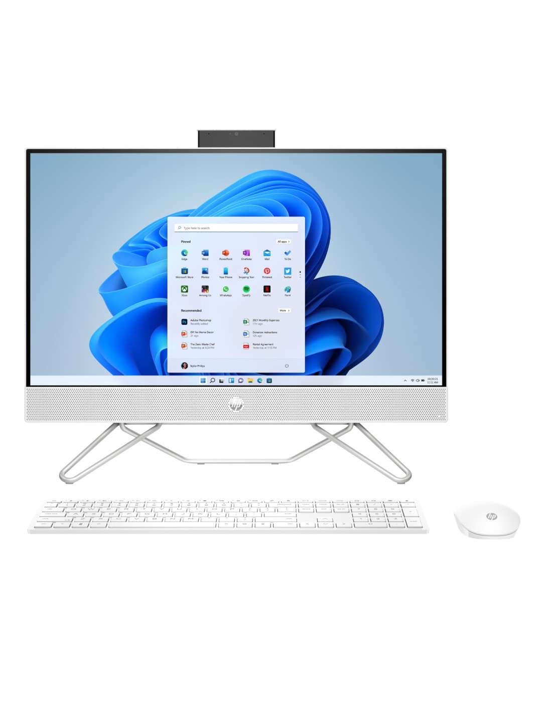 HP 24-cb1078ns Intel® Core? i3 i3-1215U 60,5 cm (23.8") 1920 x 1080 Pixeles PC todo en uno 8 GB DDR4-SDRAM 512 GB SSD FreeDOS Wi