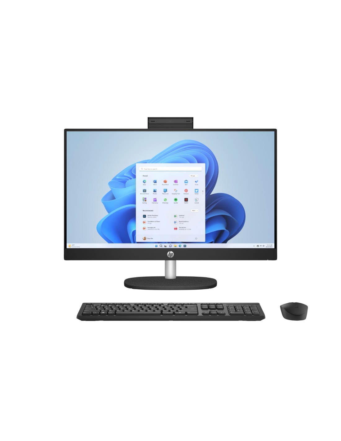HP 24-cr0132ns Intel® Core? i5 i5-1335U 60,5 cm (23.8") 1920 x 1080 Pixeles PC todo en uno 16 GB DDR4-SDRAM 512 GB SSD FreeDOS W