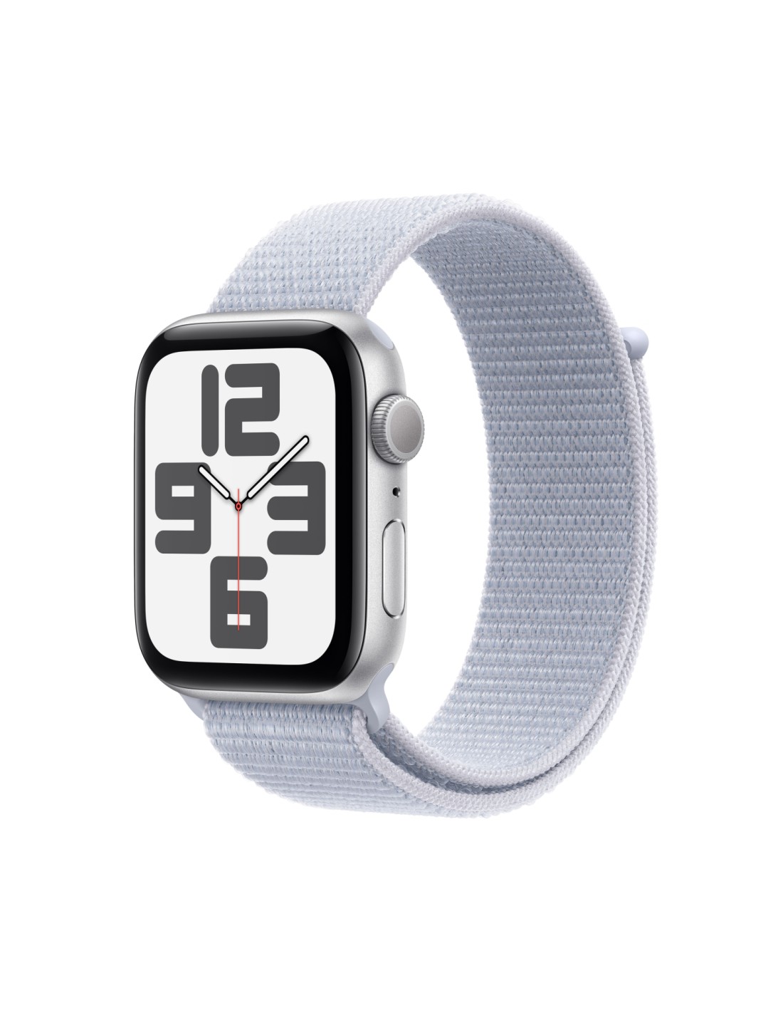 Apple Watch SE OLED 44 mm Digital 368 x 448 Pixeles Pantalla táctil Plata Wifi GPS (satélite)