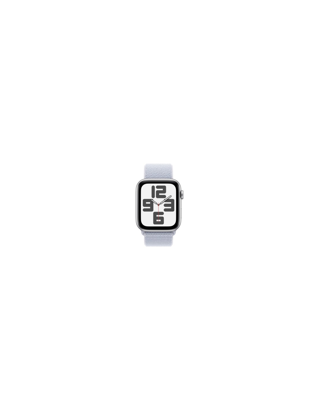 Apple Watch SE OLED 44 mm Digital 368 x 448 Pixeles Pantalla táctil Plata Wifi GPS (satélite)