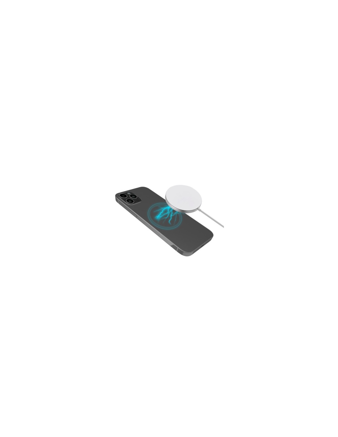 Celly MAGCHARGE cargador de dispositivo móvil Plata, Blanco Interior