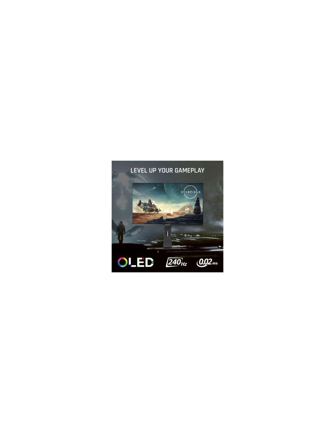 Viewsonic XG272-2K-OLED pantalla para PC 68,6 cm (27") 2560 x 1440 Pixeles Quad HD Negro, Blanco