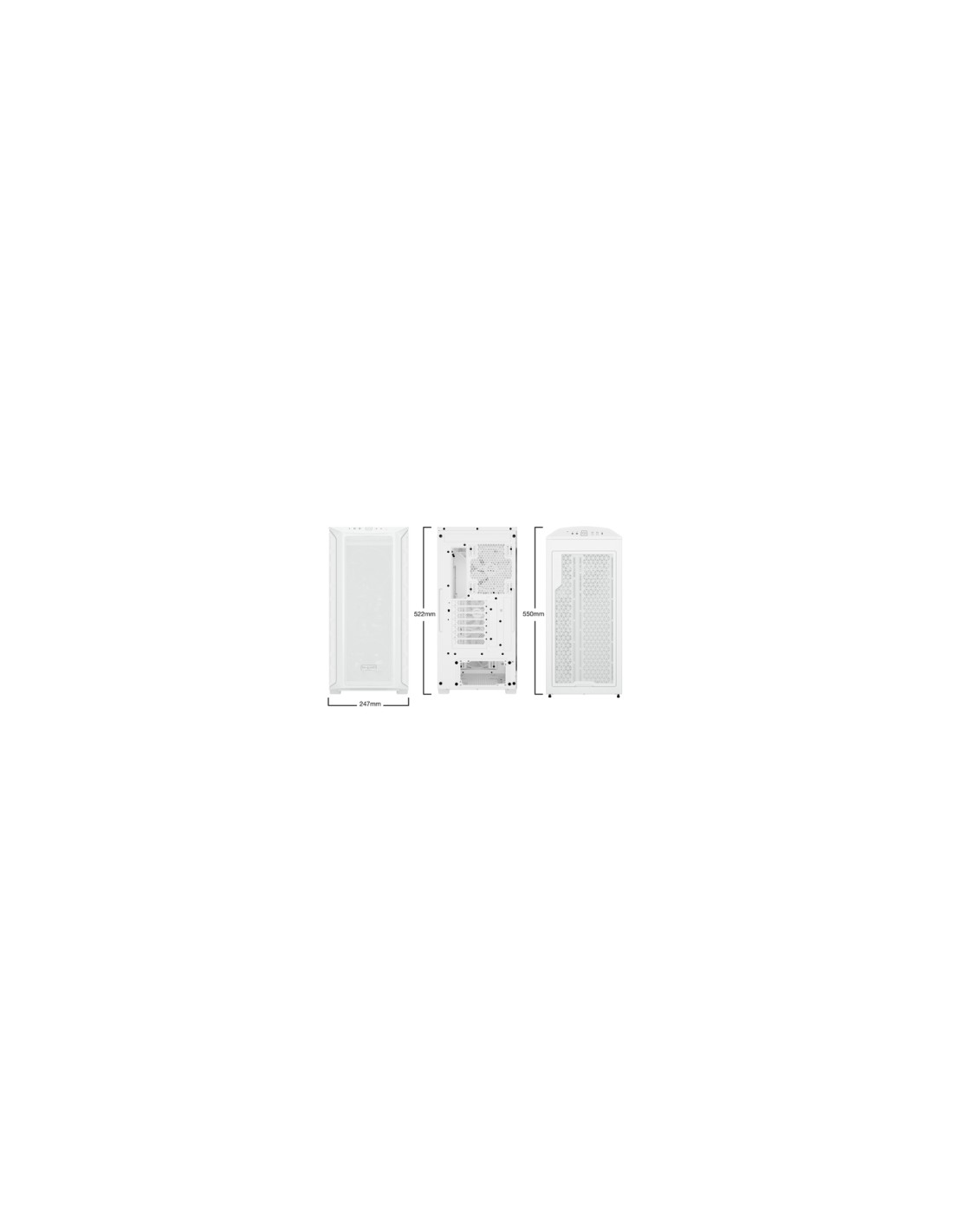 be quiet! Shadow Base 800 FX White Midi Tower Blanco