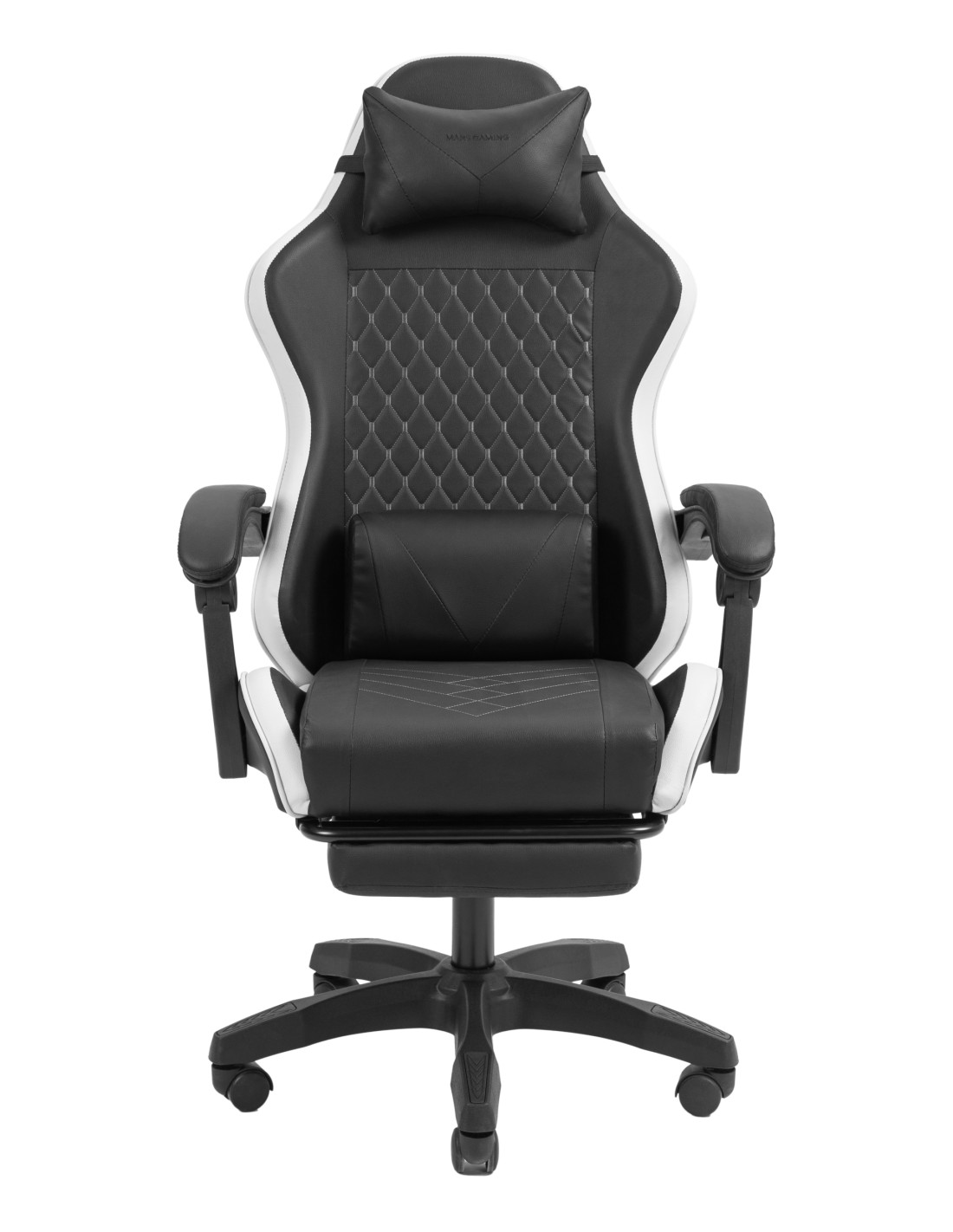 Mars Gaming MGC-X Silla para videojuegos de PC Asiento acolchado Negro, Blanco
