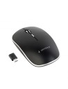 Ratón Gembird Ambidextro RF Wireless+USB Type-C Í?ptico 1600 DPI Negro