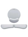SUBBLIM Pack Ergo Memoryflex ? Conjunto de alfombrilla para ratón y reposamuñecas para teclado Plata