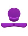 SUBBLIM Pack Ergo Memoryflex ? Conjunto de alfombrilla para ratón y reposamuñecas para teclado Púrpura