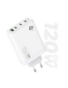 SUBBLIM Cargador GaN 120W USB-C, 4 Puertos (3x USB-C + 1x USB-A)
