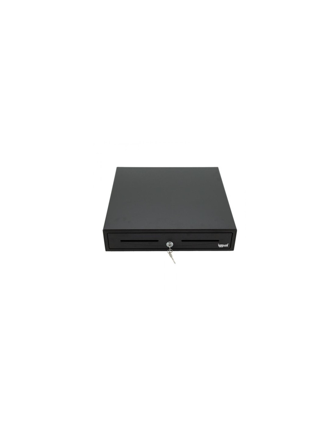 CAJON PORTAMONEDAS IGGUAL IRON-50 42CM 5+8 NEGRO IGG316344