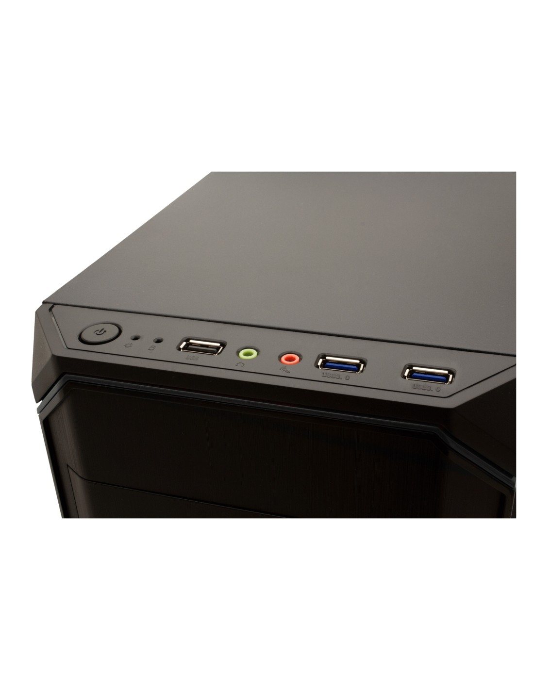 CAJA SEMITORRE/ATX COOLBOX APC-40 500W 2USB3.0 NEGRA (PC-CASE)