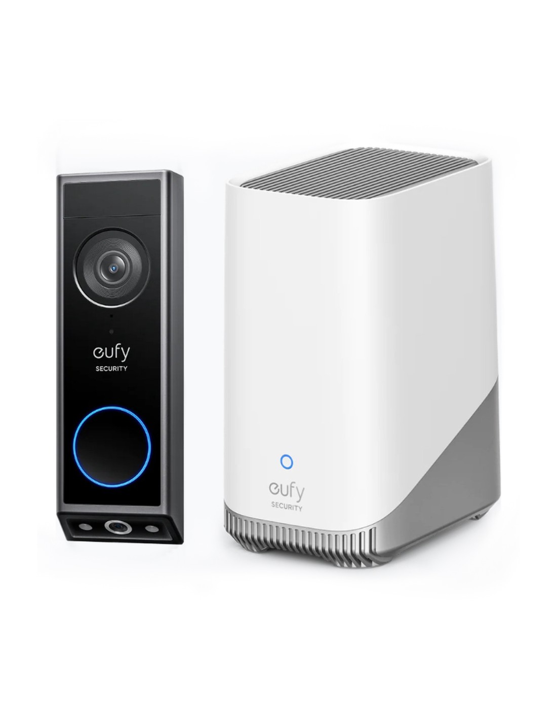 Eufy Security Video Doorbell E340, cámara doble con sistema de control de entregas, 2K Full HD y visión nocturna a color, por ca