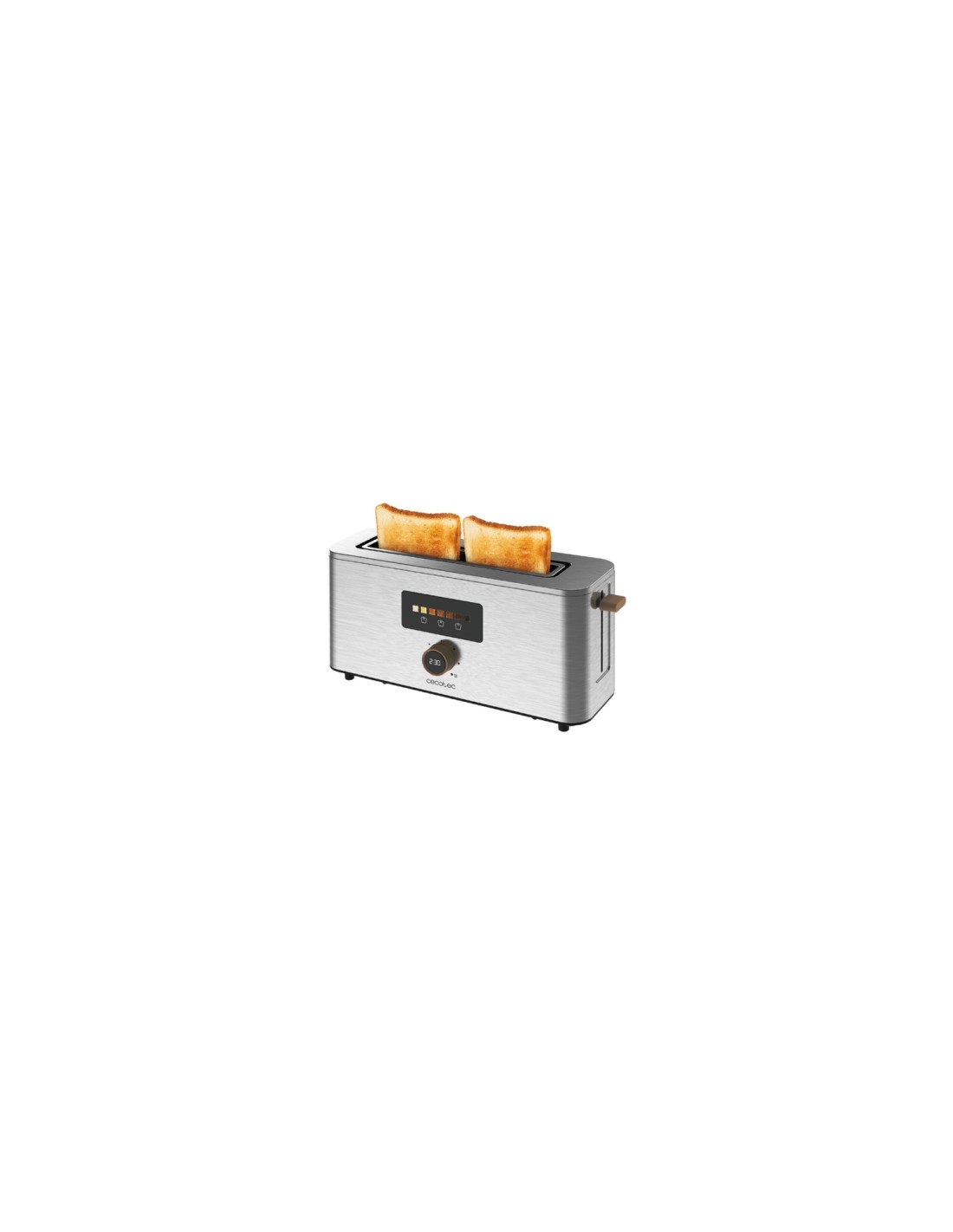 Cecotec 04845 tostadora 7 2 rebanada(s) 1000 W Acero inoxidable