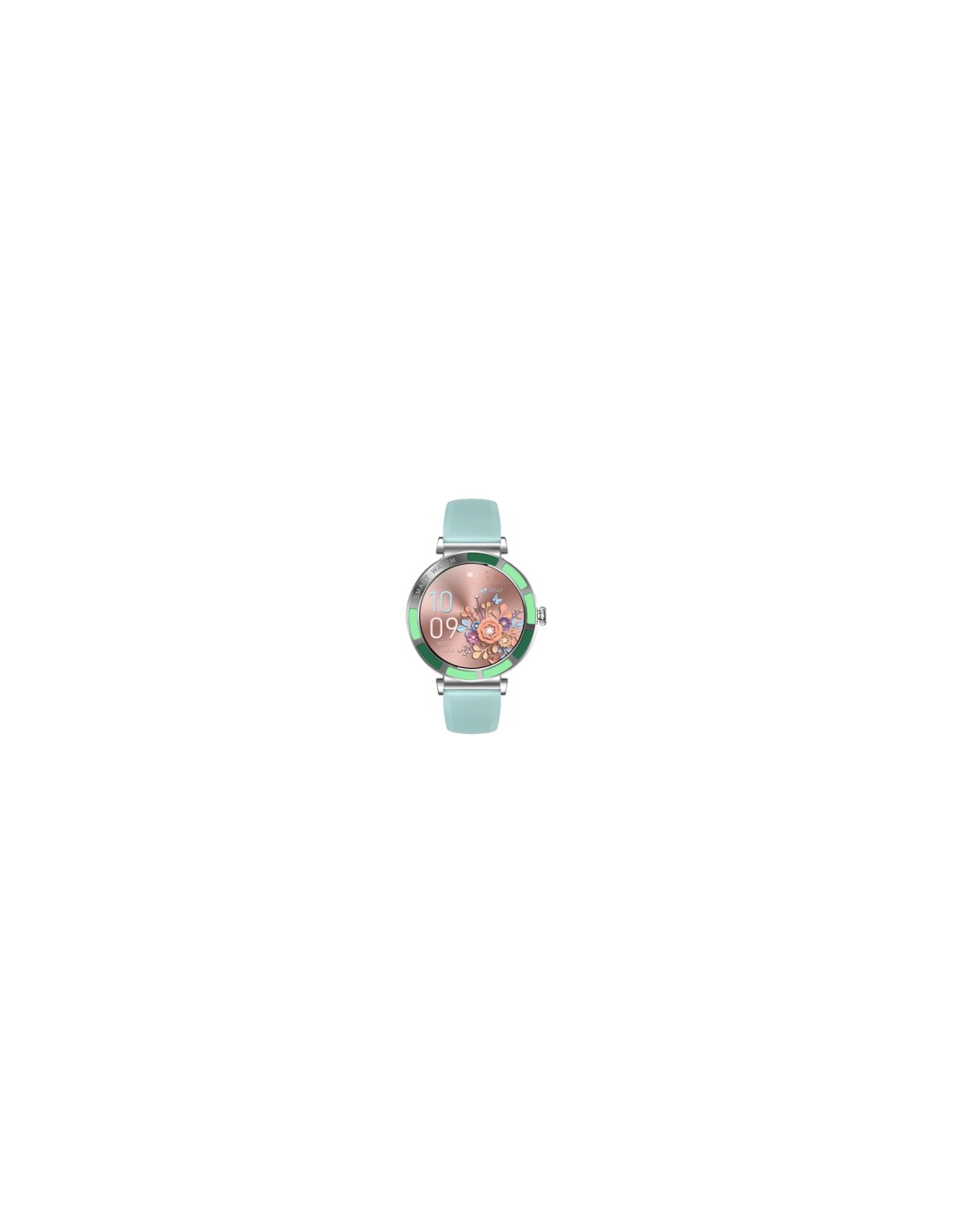 Trevi T-FIT 245 L 3,23 cm (1.27") IPS 41 mm Digital Pantalla táctil Verde, Metálico