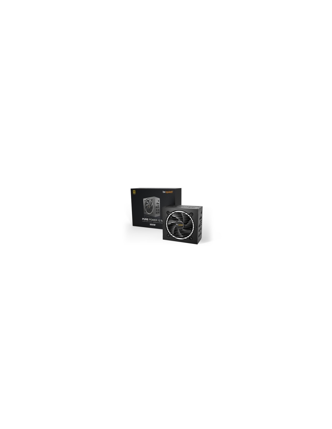 be quiet! Pure Power 12 M unidad de fuente de alimentación 850 W 20+4 pin ATX ATX Negro