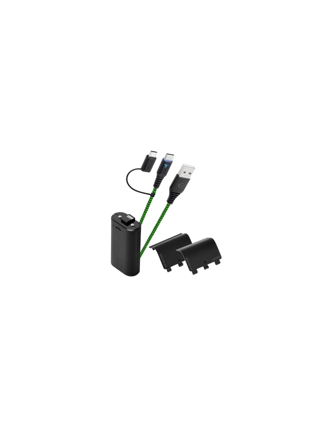 EgoGear SCH10-XX-GN cable USB 3 m USB A USB C Negro, Verde