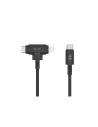 HYPER HyperJuice cable USB USB 2.0 1,5 m USB C USB C/Lightning Negro