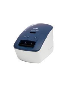 IMPRESORA ETIQUETAS BROTHER QL-600B USB AZUL BLANCO QL600BXX1